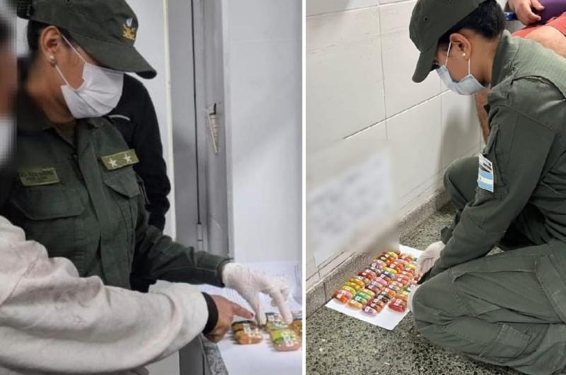 Salioacute de Jujuy y quedoacute detenido tras ingerir caacutepsulas de cocaiacutena