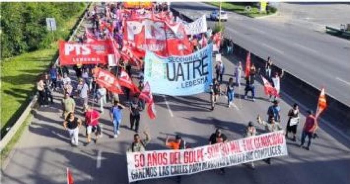 El PTS llamoacute a construir un gran partido de trabajadores para vencer a los capitalistas