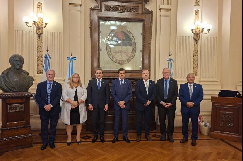 Los vicegobernadores realizaron una visita al gobernador Sadir 