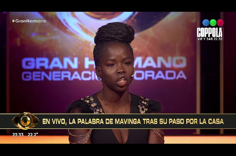 Mavinga reaccionoacute en vivo a los comentarios racistas de Carmintildea- ldquoMuestra lo que esrdquo