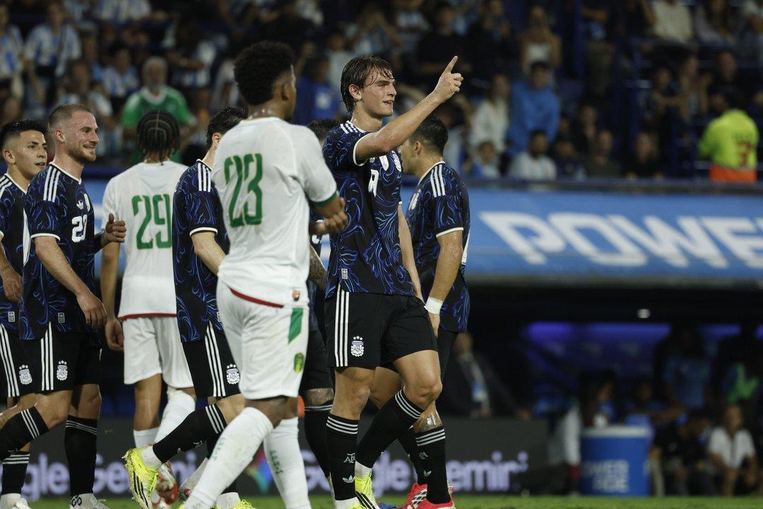 Sorpresa total- Mauritania marcoacute ante Argentina sobre el final