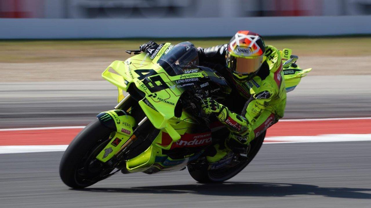 MotoGP- El italiano Di Giannantonio se quedoacute con la pole position en el Gran Premio de Estados Unidos