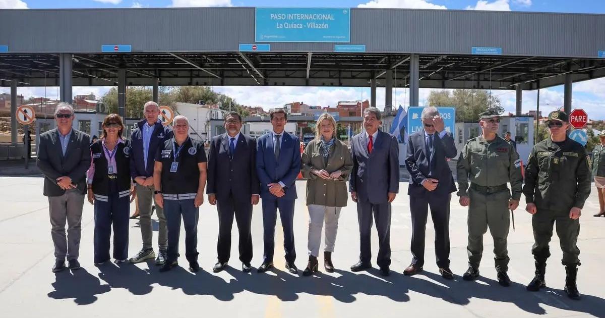 Inauguraron remodelacioacuten y modernizacioacuten del puente internacional de La Quiaca