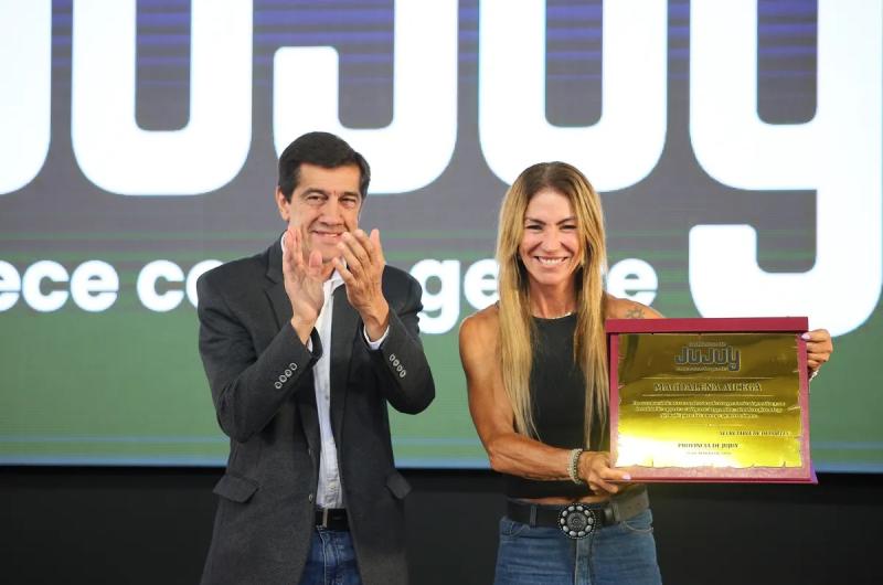 Magui Aicega estuvo presente en Palpalaacute