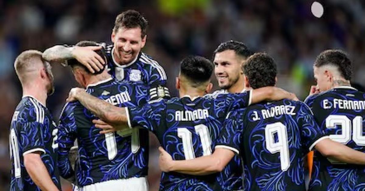 Argentina se despidioacute de casa con una goleada