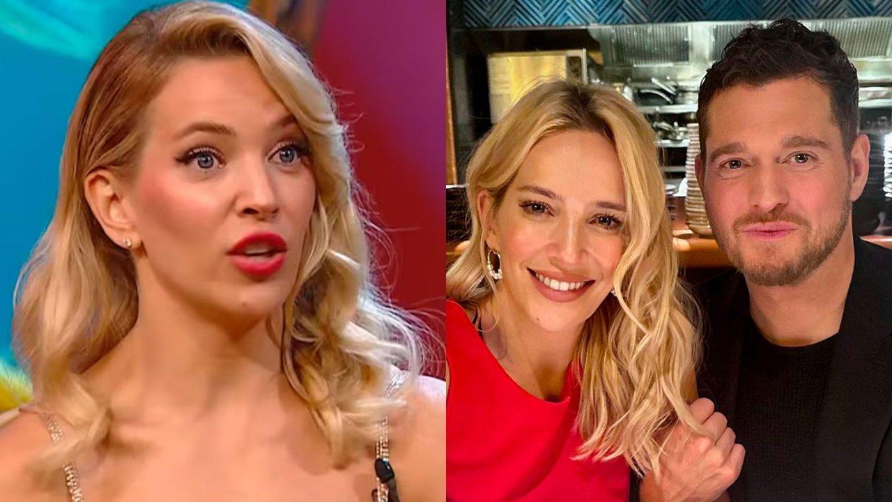 Luisana Lopilato llamoacute en vivo a Michael Bubleacute y eacutel estaba en un lugar impensado