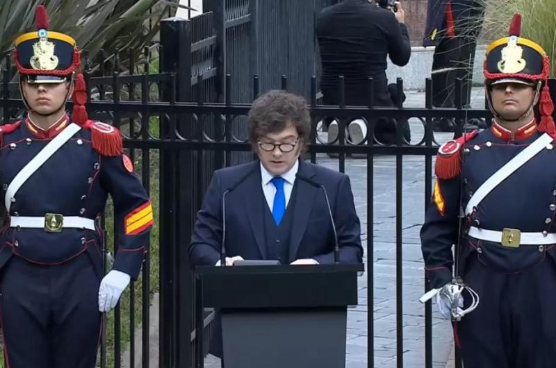 Milei reafirmoacute el pedido de soberaniacutea