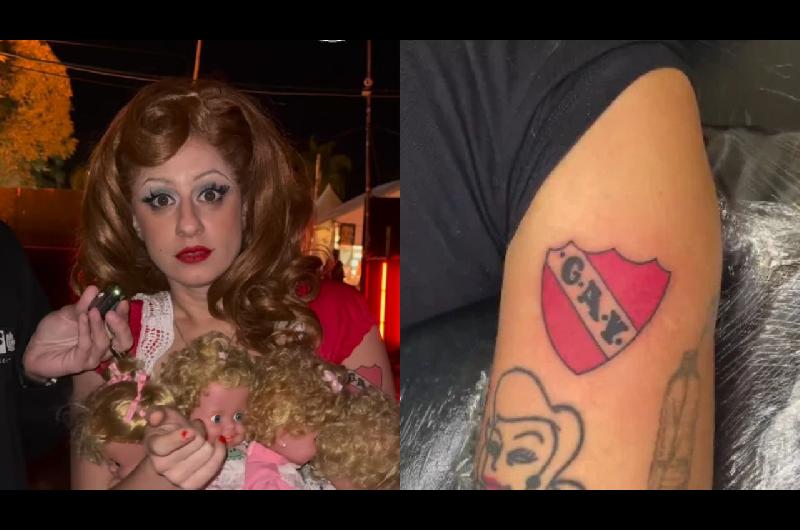 Marilina Bertoldi se tatuoacute un escudo de Independiente por error- ldquoEs lo maacutes estuacutepido que hicerdquo 