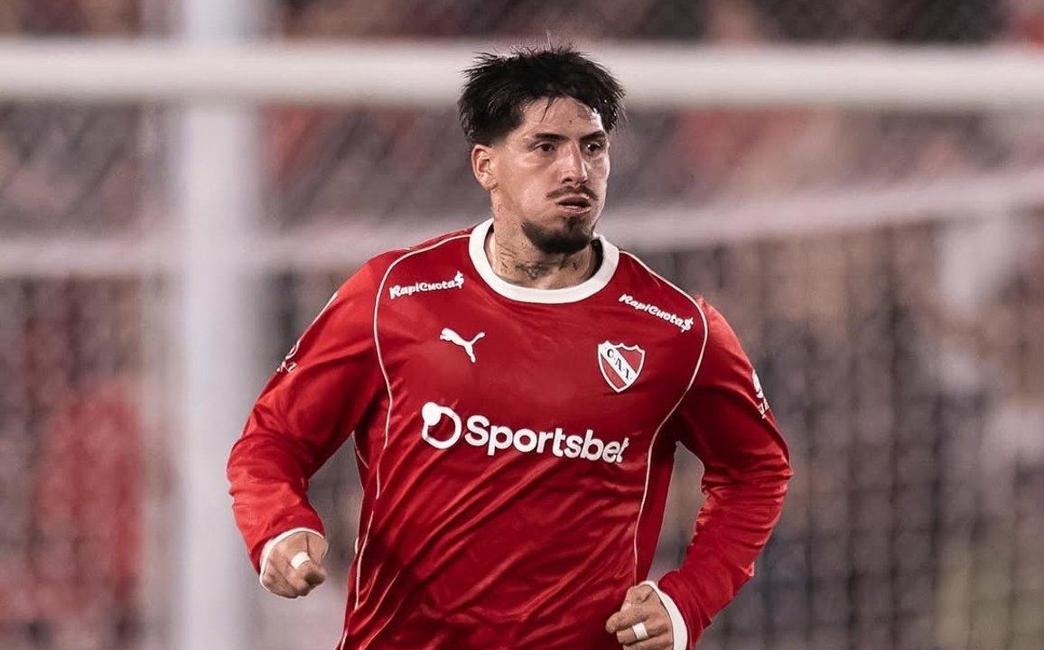 Independiente recibioacute una buena noticia- Lomoacutenaco sufrioacute una contractura y no tiene lesioacuten muscular