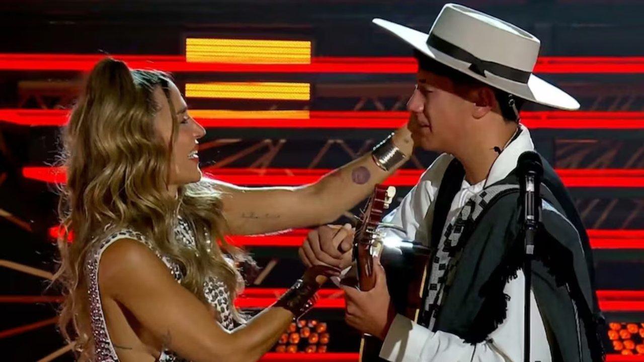 El conmovedor gesto de Jimena Baroacuten con un participante de ldquoEs mi suentildeo