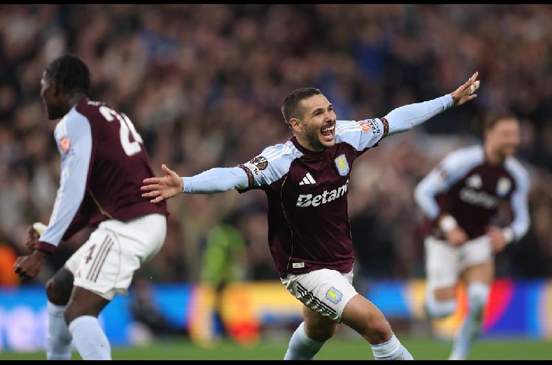 Aston Villa aplastoacute al Bologna y avanzoacute a semifinales de la Europa League