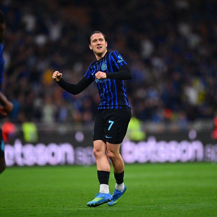 El Inter goleoacute al Cagliari y estaacute cada vez maacutes cerca del tiacutetulo en la Serie A