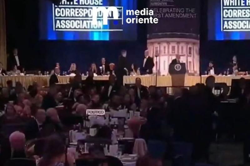 Evacuacutean a Trump de la cena de corresponsales tras una amenaza de seguridad en Washington