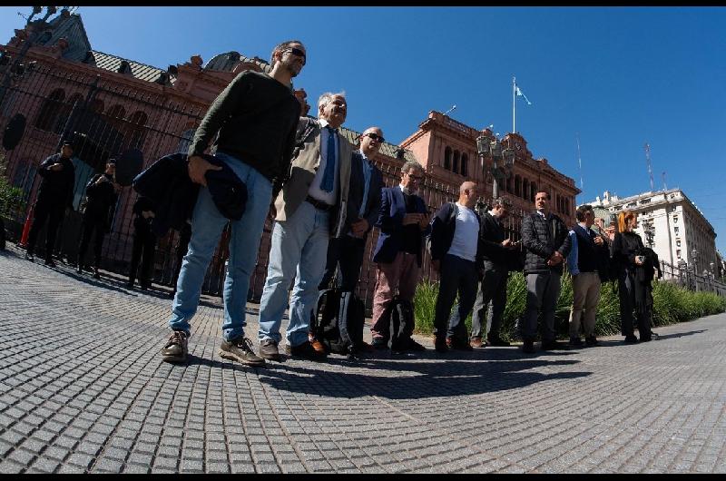 Casa Rosada- el Gobierno mantiene la prohibicioacuten del acceso a la prensa acreditada