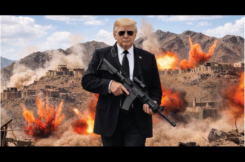 ldquoNo maacutes Sentildeor Amablerdquo- el desafiante mensaje de Trump tras el plan de paz de Iraacuten