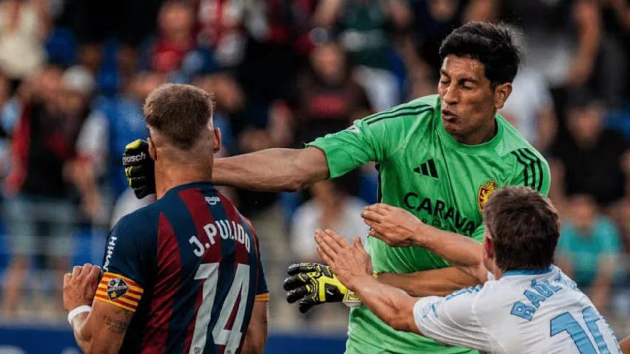 Histoacuterica suspensioacuten a Esteban Andrada- de cuaacutento es la pena por la agresioacuten en el claacutesico aragoneacutes