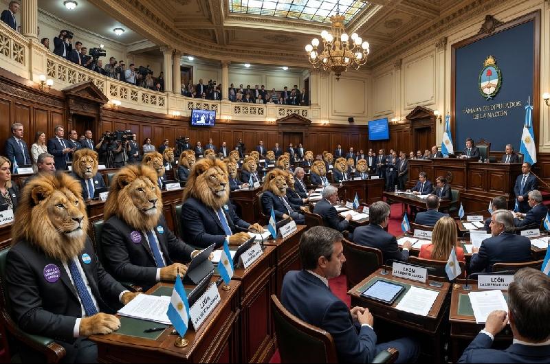 El video del momento viral en el Congreso- Palazzo contra los therians de Milei