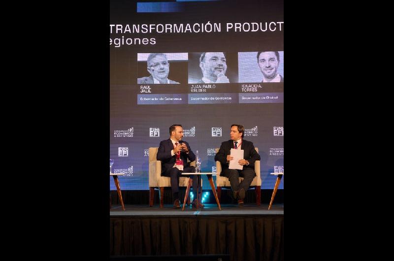 Valdeacutes llamoacute a buscar inversiones y fortalecer la matriz productiva en Expo EFI 2026