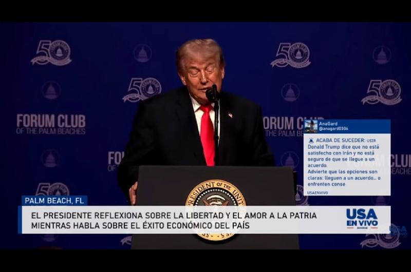 Trump rechaza la propuesta de paz de Iraacuten y advierte sobre sanciones en el Estrecho de Ormuz
