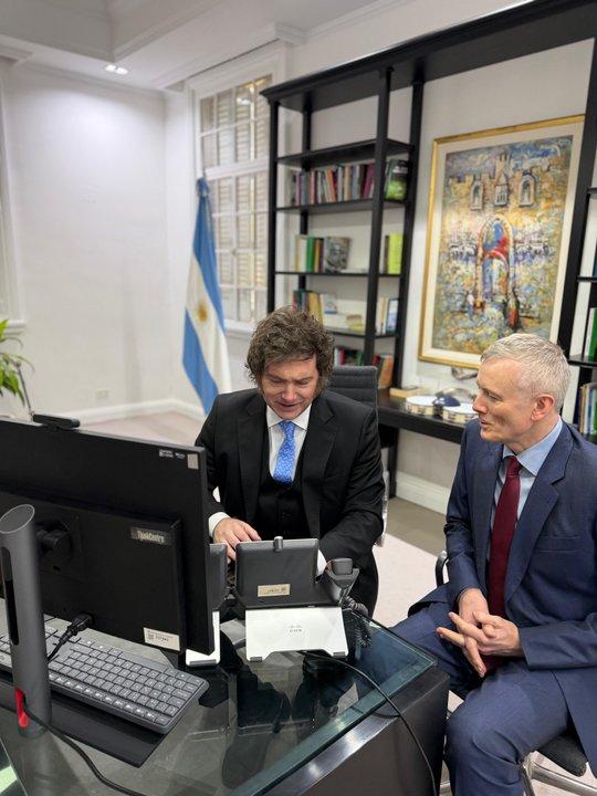 Milei habloacute con el primer ministro de Canadaacute- buscan avanzar en un acuerdo con el Mercosur