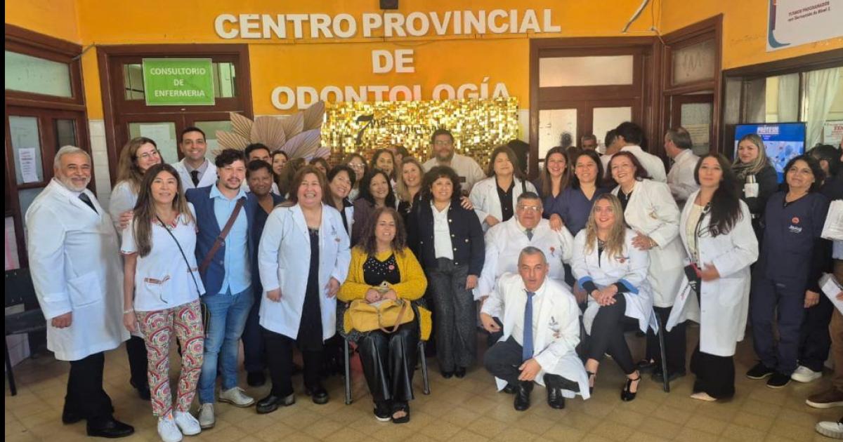Celebraron ocho antildeos de funcionamiento del Centro Provincial de Odontologiacutea