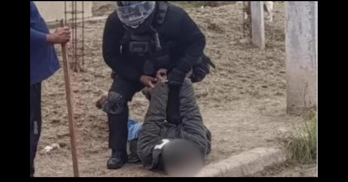 Detuvieron a un hombre por agredir a dos personas con un arma blanca en Palpalaacute