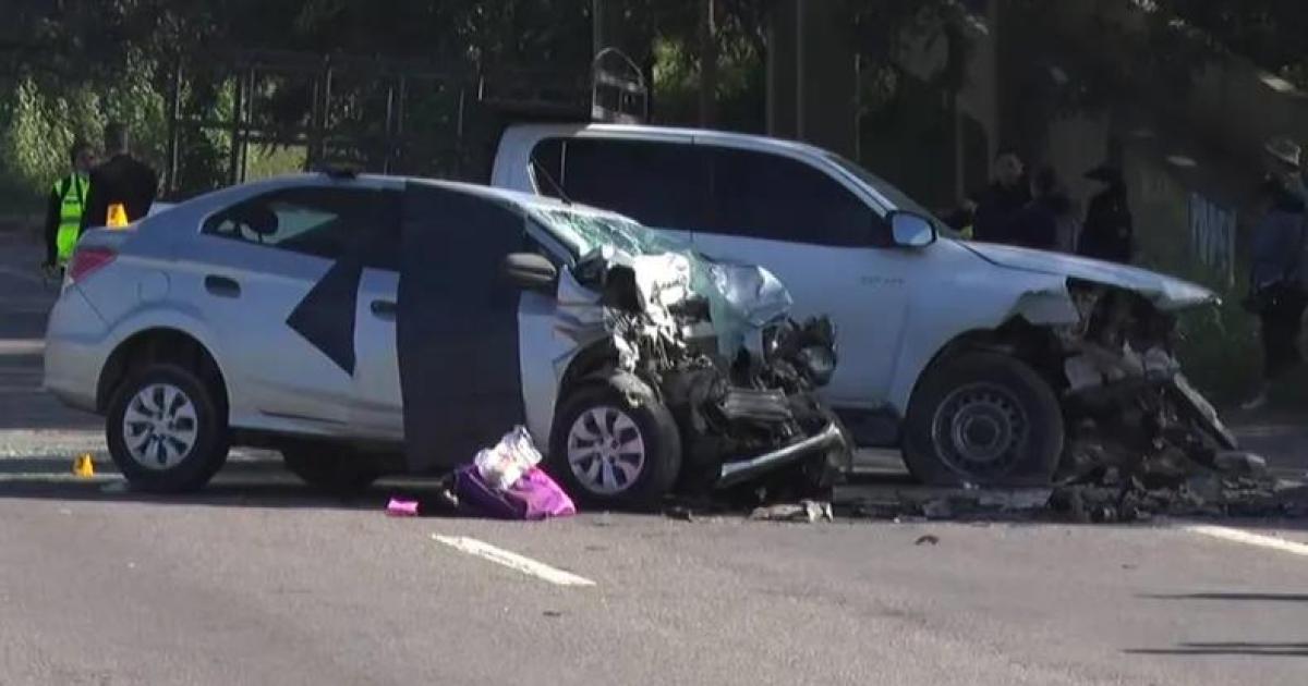 Choque frontal entre un auto y una camioneta dos muertos en Ruta 66