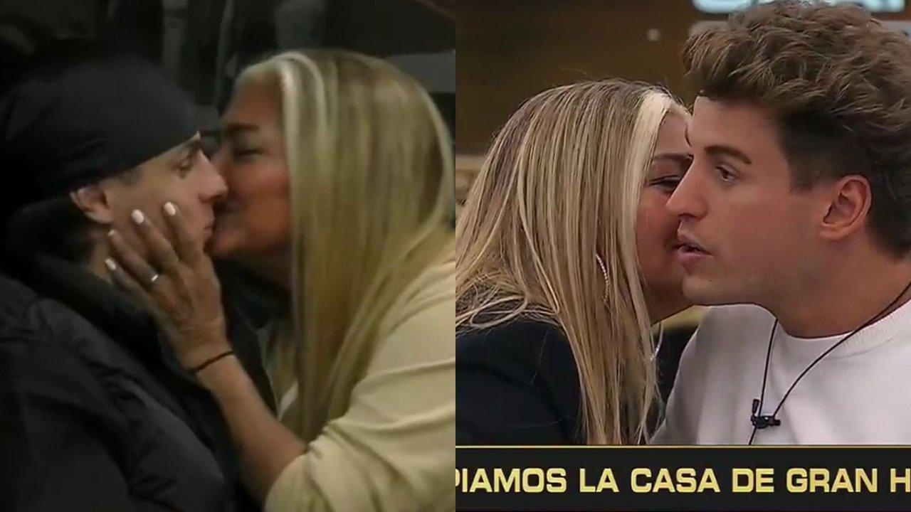 Gladys ldquoLa bomba tucumanardquo a los besos con dos participantes de Gran Hermano