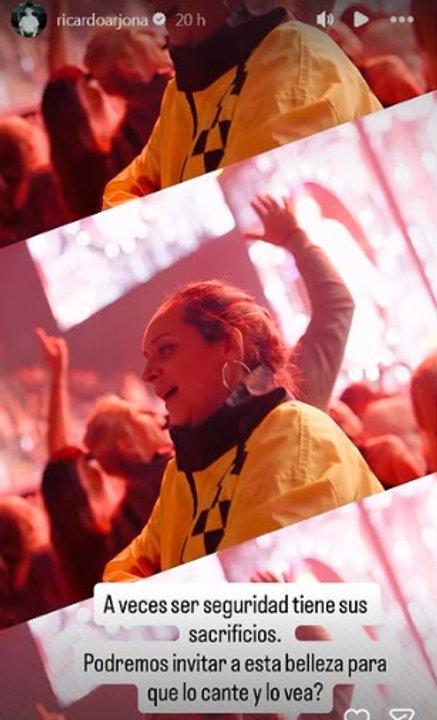 La intensa buacutesqueda de Ricardo Arjona sobre una fanaacutetica que tuvo que trabajar en su show