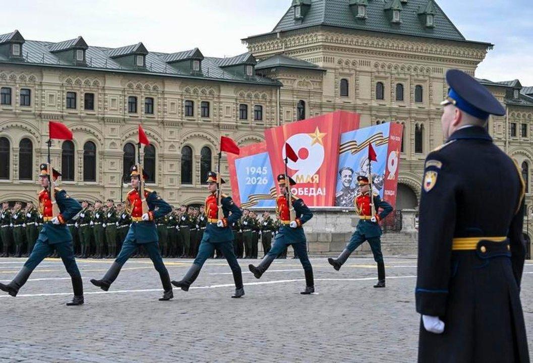 Rusia celebroacute su desfile anual del Diacutea de la Victoria en la Plaza Roja