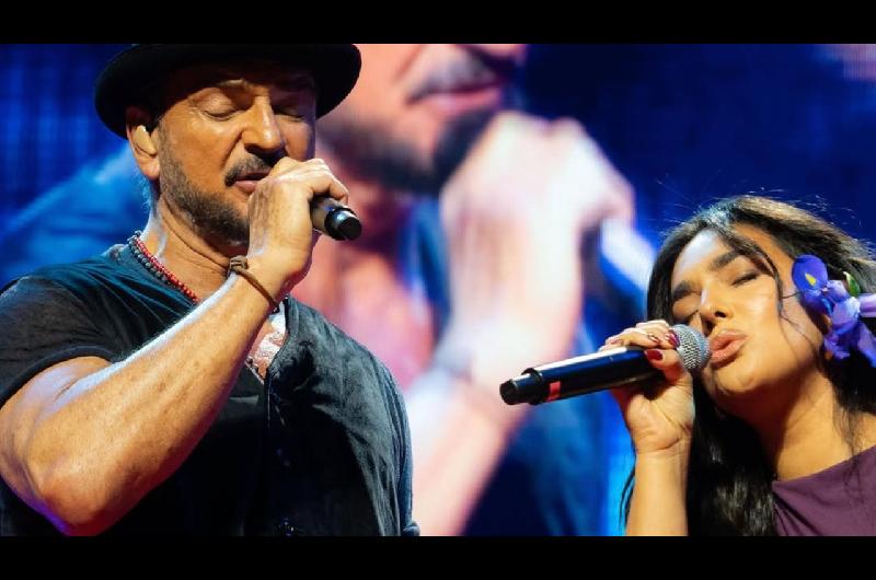 Ricardo Arjona y Aacutengela Leiva se unieron en el escenario para interpretar ldquoFuiste tuacuterdquo 