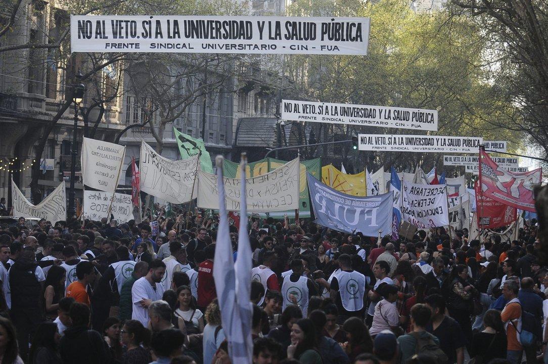 La Marcha Universitaria en redes- el 69-en-porciento- mostroacute apoyo al reclamo