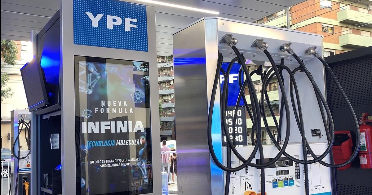 YPF aumenta 1-en-porciento- los combustibles y lo mantendraacute por 45 diacuteas