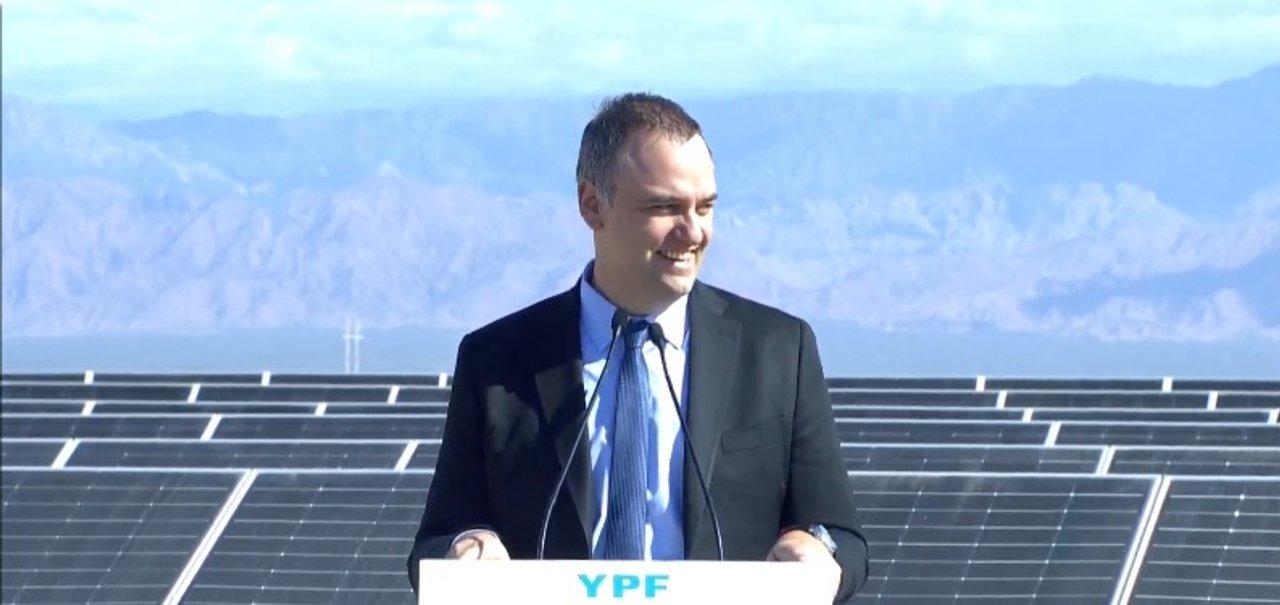 Adorni inauguroacute en Mendoza un parque fotovoltaico el primer proyecto realizado bajo el RIGI