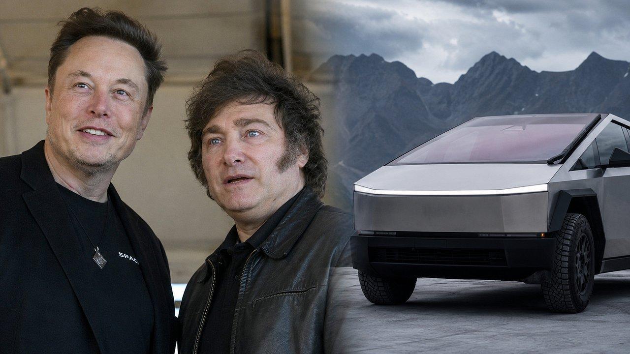 Milei contoacute que le pidioacute a Elon Musk que le regalara un Tesla Cybertruck y aseguroacute que ldquono le dio pelotardquo