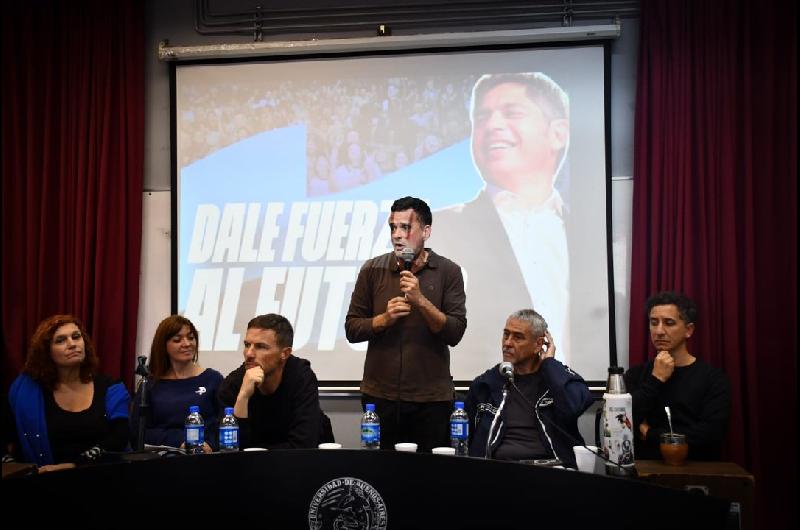 Barrios de Pie Ferraresi y Costa encabezaron un encuentro en la UBA- ldquoEs Axel o Milei
