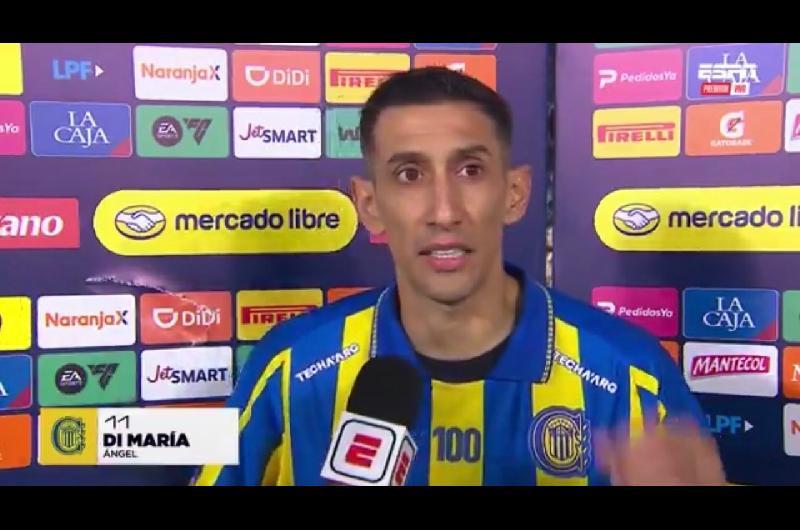 Di Mariacutea apuntoacute contra el arbitraje tras la derrota de Rosario Central ante River