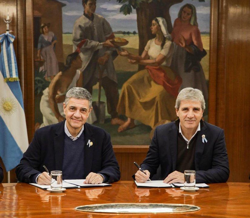 Coparticipacioacuten- Nacioacuten y Ciudad acordaron la cancelacioacuten de la deuda generada en el uacuteltimo antildeo