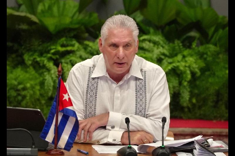 Diacuteaz-Canel- si se concretan ldquolas amenazas de agresioacuten militarrdquo de Estados Unidos provocaraacuten ldquoun bantildeo de sangrerdquo
