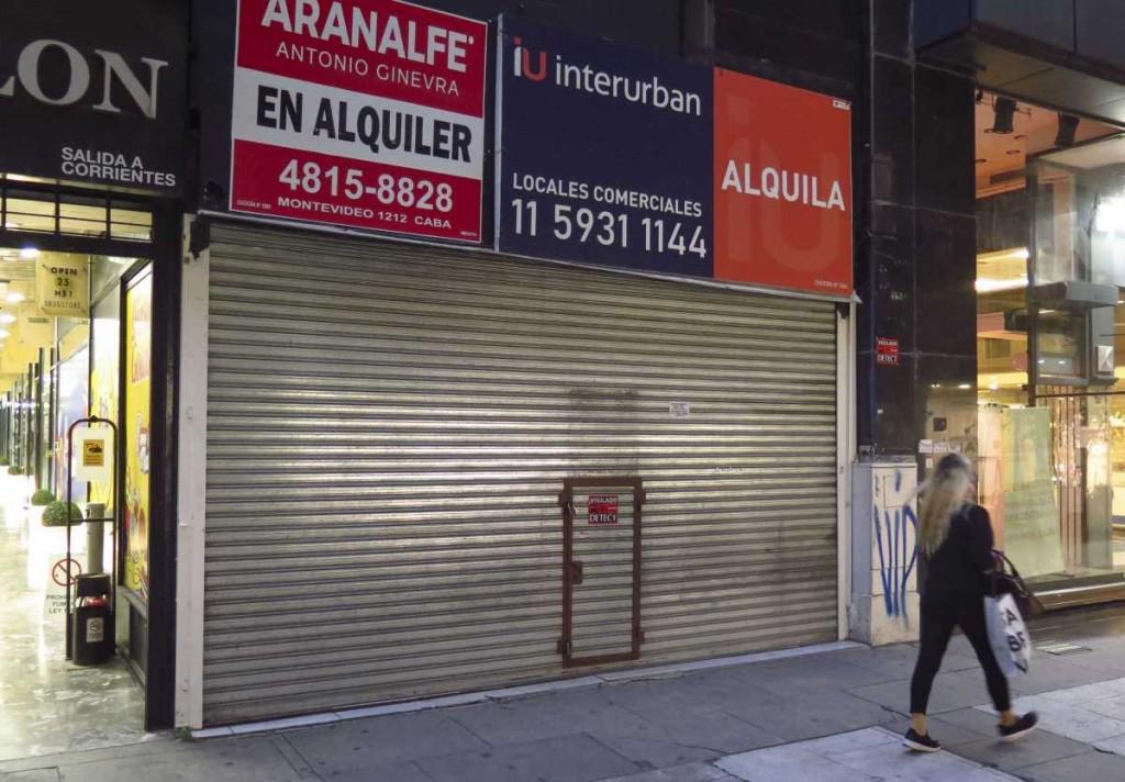 Crisis comercial en Buenos Aires- fuerte suba en la cantidad de locales vaciacuteos 