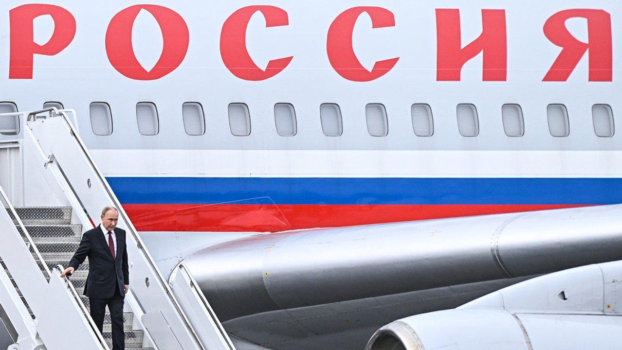 Putin llegoacute a Pekiacuten e inicia su visita de Estado a China