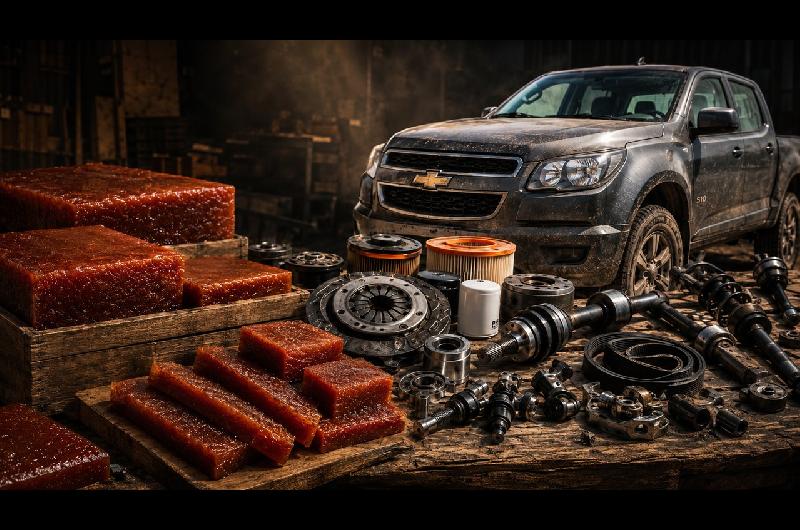 Insoacutelito- el Ejeacutercito cambia hasta 70 toneladas de membrillo por repuestos para una Chevrolet S10