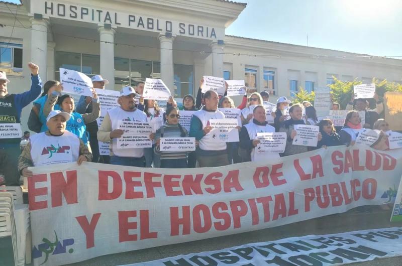 Ruidazo en el Hospital Pablo Soria
