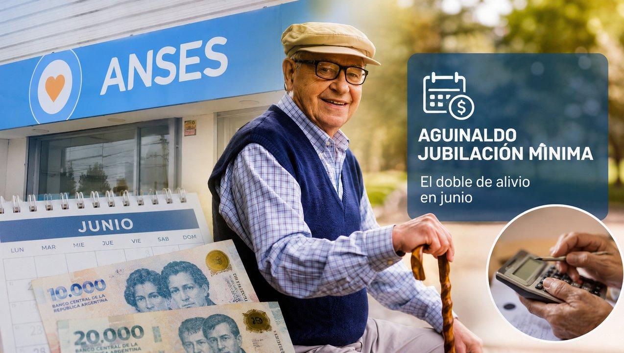 ANSES paga el aguinaldo en junio- queacute pasa con los jubilados que cobran la miacutenima