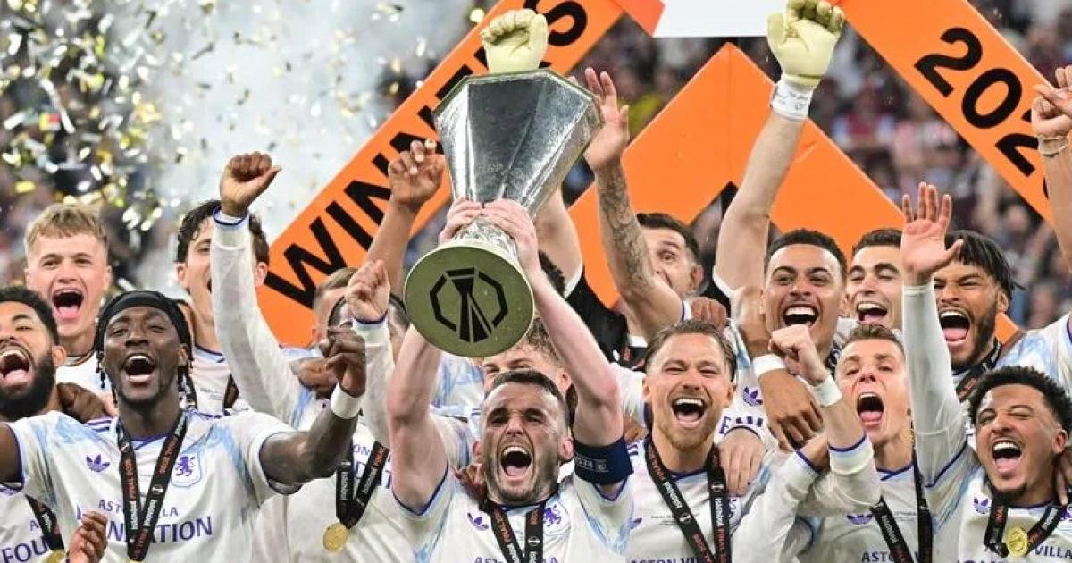 Aston Villa del Dibu Martiacutenez se consagroacute campeoacuten de la Europa League
