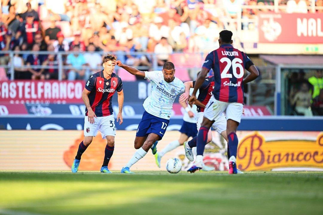 El campeoacuten Inter cerroacute la temporada en la Serie A con un empate lleno de goles ante el Bologna
