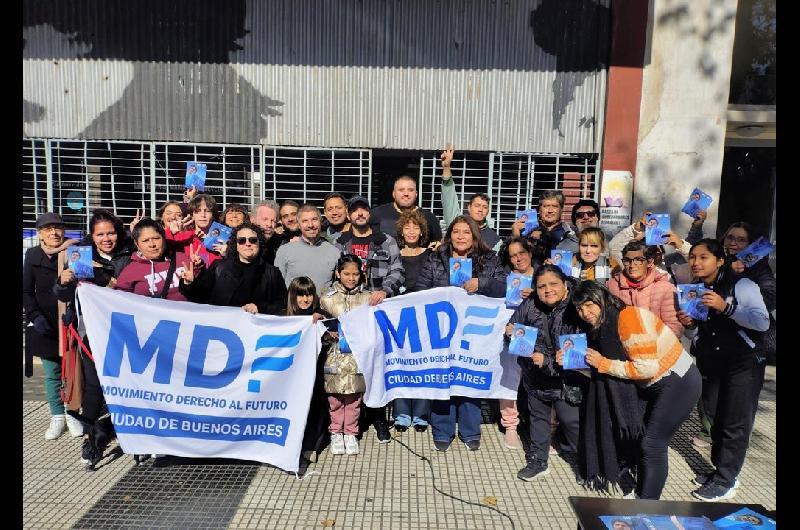 Movimiento Derecho al Futuro realizoacute una jornada de militancia en las 15 comunas portentildeas