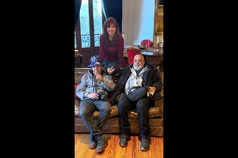 Cristina Kirchner recibioacute al fotoacutegrafo Pablo Grillo