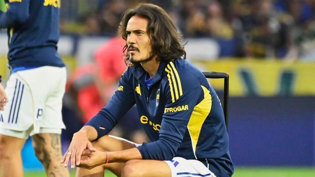 Cavani volvioacute a lesionarse en la previa a un partido decisivo de Boca