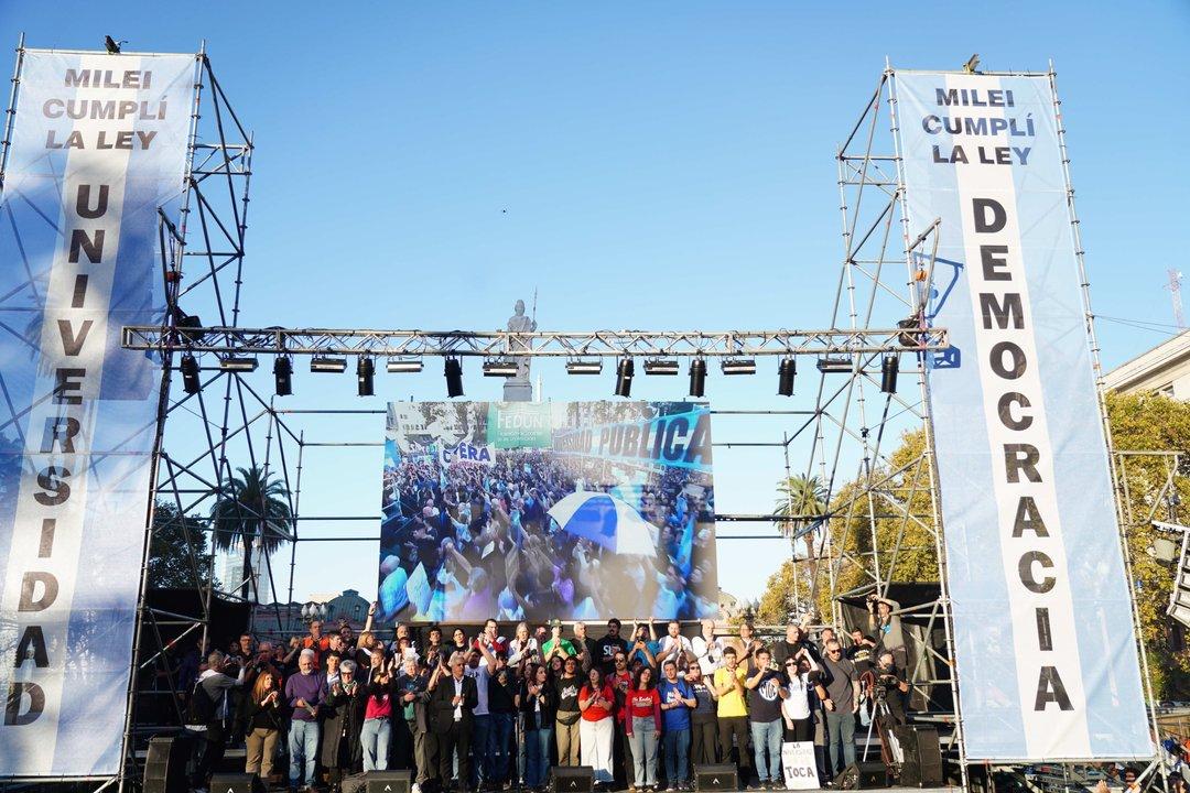 Nuevas clases puacuteblicas para exigir la implementacioacuten de la Ley de Financiamiento Universitario